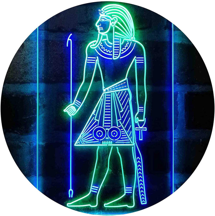 Egyptian Pyramids Ancient Egypt Menes Pharaoh LED Light Sign - Way Up Gifts
