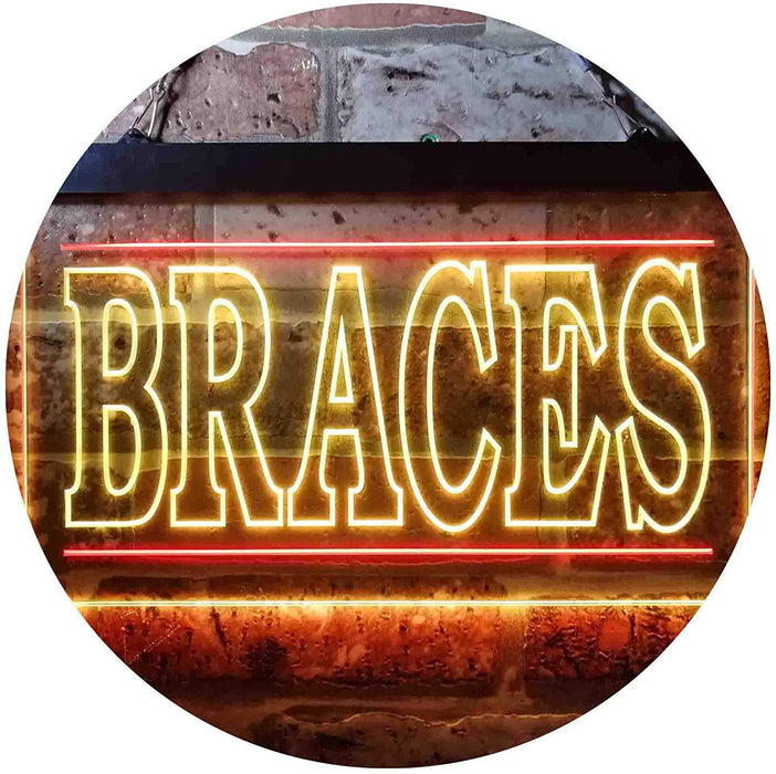Orthodontist Braces LED Light Sign - Way Up Gifts