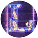 Family Name Letter L Monogram Initial LED Light Sign - Way Up Gifts