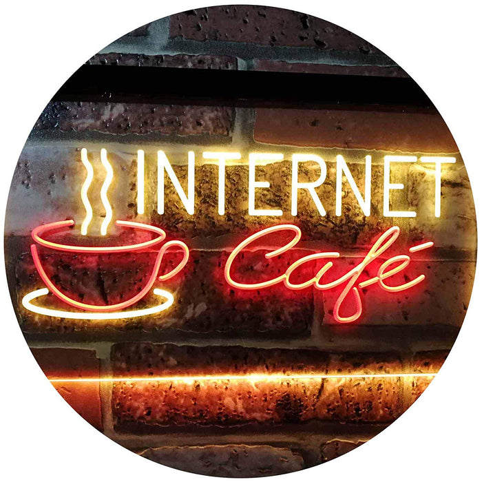Coffee Wi-Fi Internet Cafe LED Light Sign - Way Up Gifts
