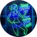 Motivational Quote Women Gym Stay Strong Never Give Up Fitness LED Light Sign - Way Up Gifts