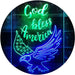 God Bless America Eagle LED Light Sign - Way Up Gifts