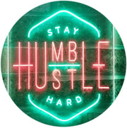 Stay Humble Hustle Hard LED Light Sign - LED Gift Works