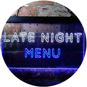 Late Night Menu LED Light Sign - LED Gift Works