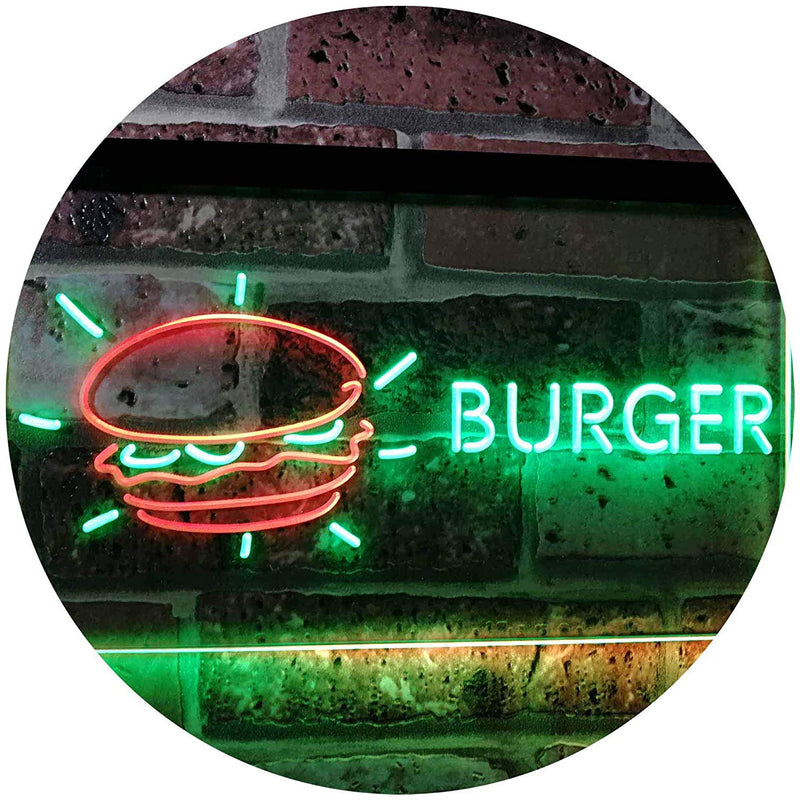 Hamburger Burger LED Light Sign - LED Gift Works