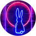 Rabbit Moon Window Display LED Light Sign - Way Up Gifts