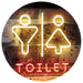 Male Female Restrooms Toilet LED Light Sign - Way Up Gifts