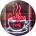 Coffee Time Cup Shop Cafe LED Light Sign - Way Up Gifts