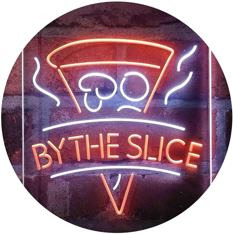 Pizza by The Slice LED Light Sign - LED Gift Works
