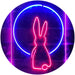 Rabbit Moon Window Display LED Light Sign - Way Up Gifts