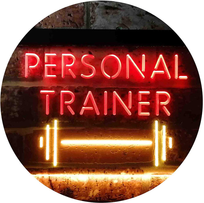 Personal Trainer Gym Fitness Center LED Light Sign - Way Up Gifts