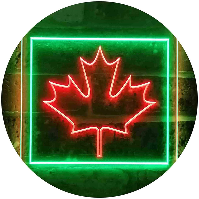 Canada Canadian Maple Leaf LED Light Sign - LED Gift Works