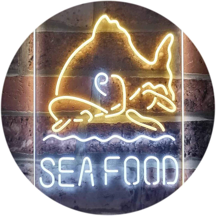 Seafood LED Light Sign - Way Up Gifts