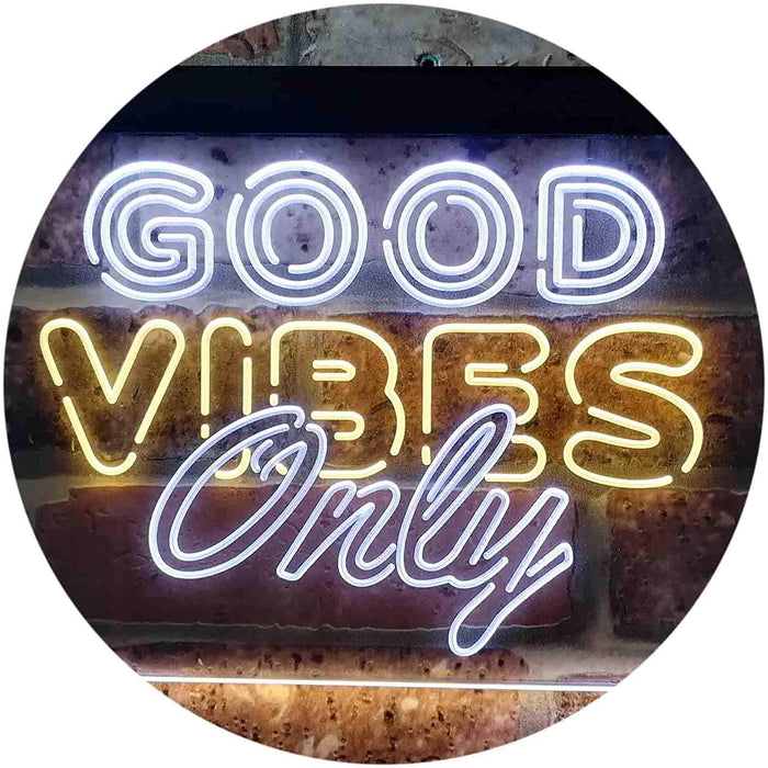 Good Vibes Only Party Room LED Light Sign - Way Up Gifts
