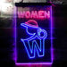 Retro Women Toilet Restroom LED Light Sign - Way Up Gifts