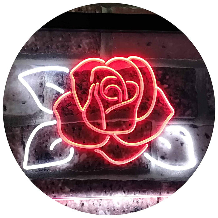 Rose Flower LED Light Sign - Way Up Gifts