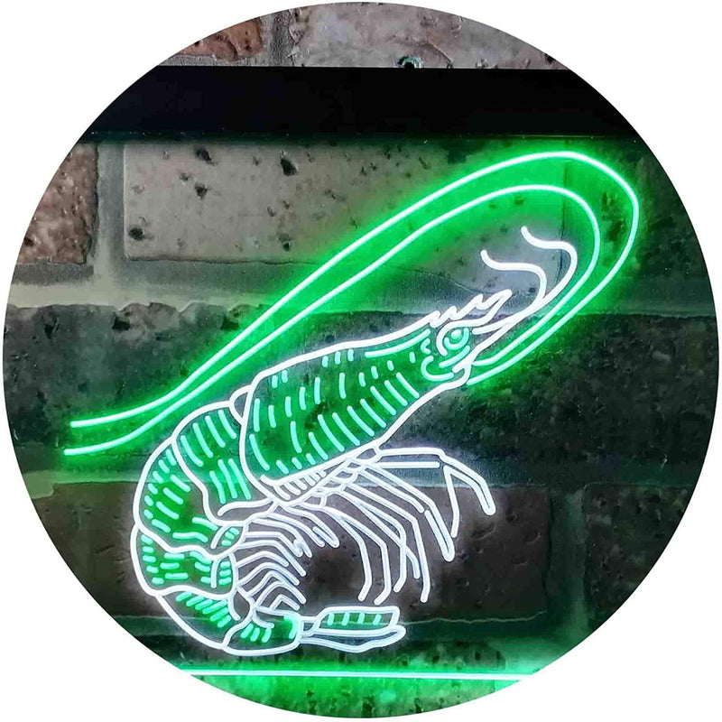 Shrimp Seafood Ocean Display LED Light Sign - LED Gift Works