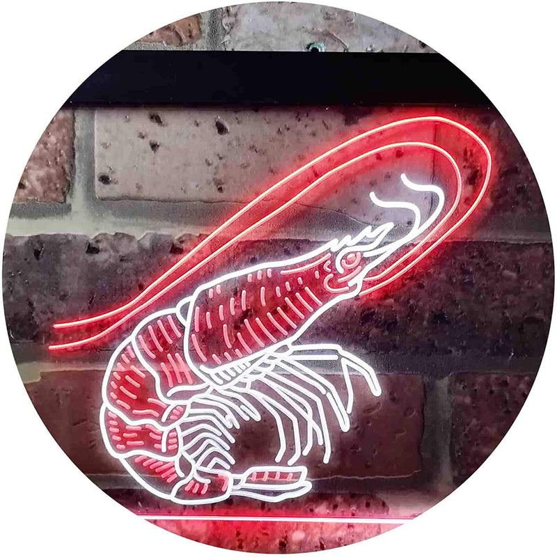 Shrimp Seafood Ocean Display LED Light Sign - LED Gift Works