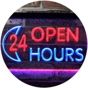 Open 24 Hours LED Light Sign - LED Gift Works