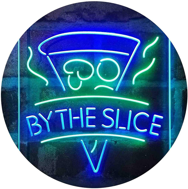Pizza by The Slice LED Light Sign - LED Gift Works