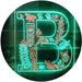 Family Name Letter B Monogram Initial LED Light Sign - Way Up Gifts