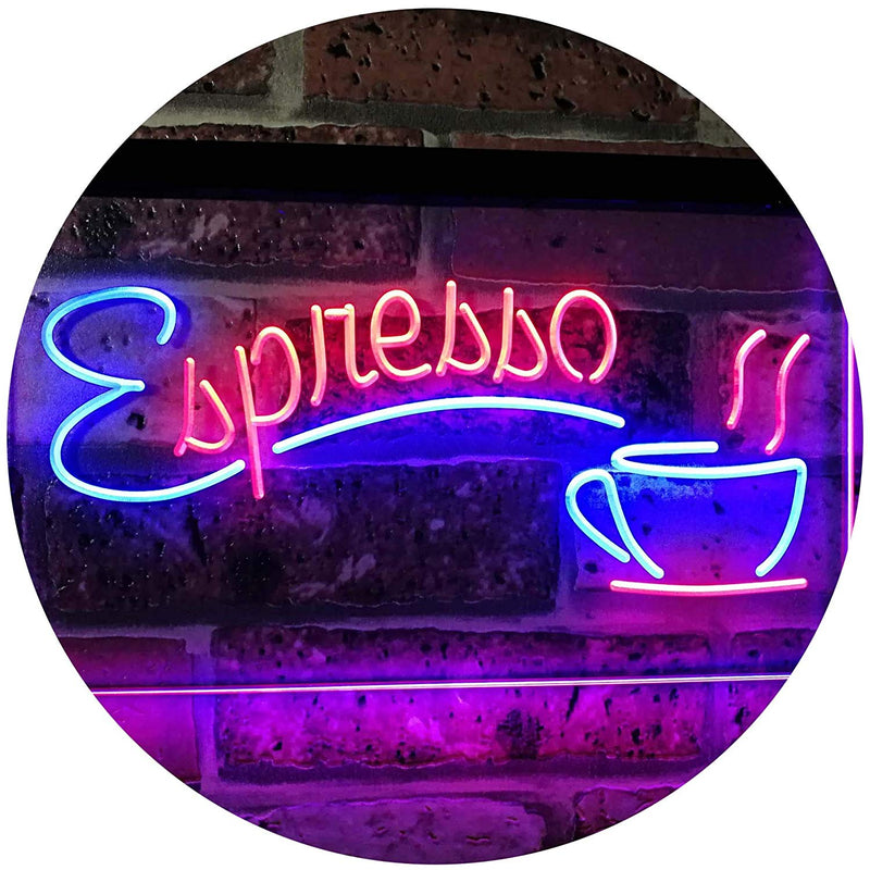 Coffee Espresso LED Light Sign - LED Gift Works