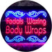 Facials Waxing Body Wraps LED Light Sign - Way Up Gifts