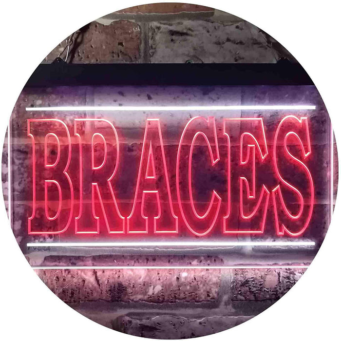 Orthodontist Braces LED Light Sign - Way Up Gifts