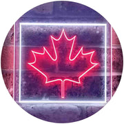 Canada Canadian Maple Leaf LED Light Sign - LED Gift Works