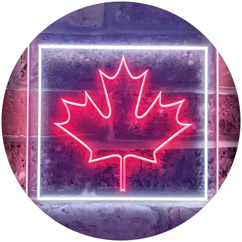 Canada Canadian Maple Leaf LED Light Sign - LED Gift Works