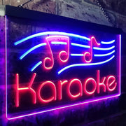 Karaoke Music Notes LED Light Sign - LED Gift Works