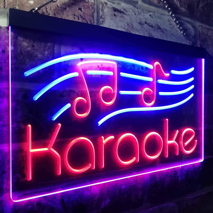 Karaoke Music Notes LED Light Sign - Way Up Gifts