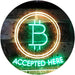Bitcoin Accepted Here LED Light Sign - Way Up Gifts
