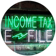 Income Tax E-File LED Light Sign - LED Gift Works
