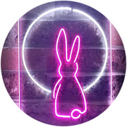 Rabbit Moon Window Display LED Light Sign - LED Gift Works