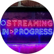 Streaming in Progress Display LED Light Sign - LED Gift Works