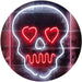 Skull Head Heart Eyes LED Light Sign - Way Up Gifts