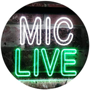 On Air Mic Live LED Light Sign - LED Gift Works