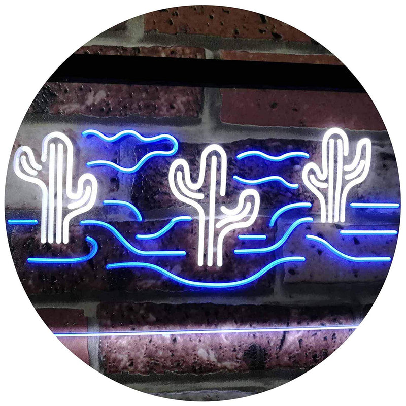 Desert Cactus LED Light Sign - LED Gift Works