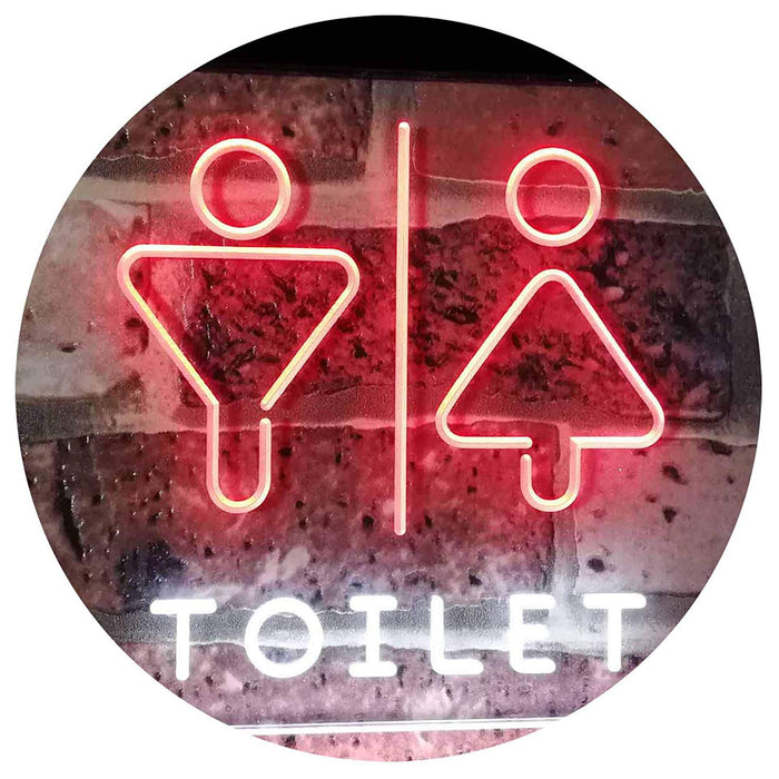 Male Female Restrooms Toilet LED Light Sign - Way Up Gifts