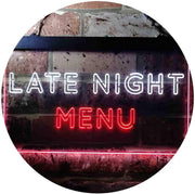 Late Night Menu LED Light Sign - LED Gift Works