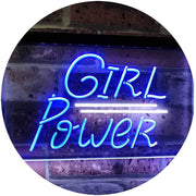 Girl Power LED Light Sign - LED Gift Works
