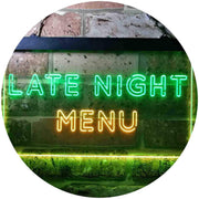 Late Night Menu LED Light Sign - LED Gift Works