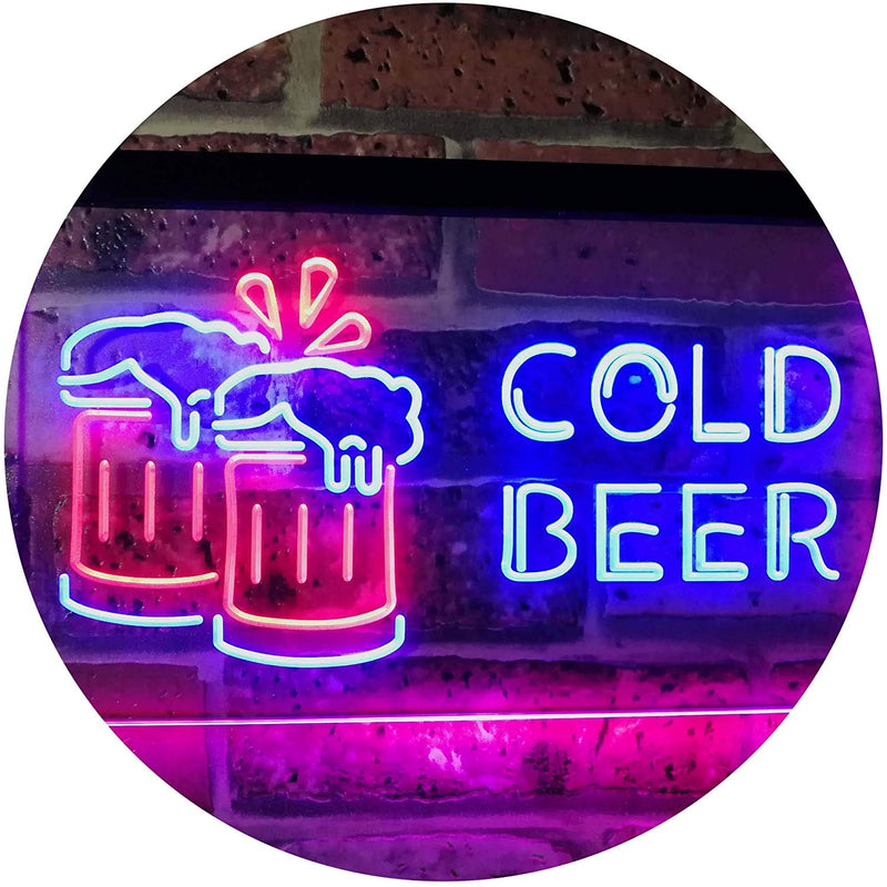 Cold Beer LED Light Sign - LED Gift Works
