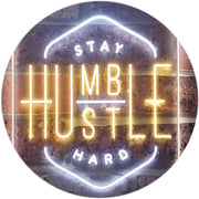 Stay Humble Hustle Hard LED Light Sign - LED Gift Works
