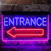 Entrance Left Arrow LED Light Sign - Way Up Gifts