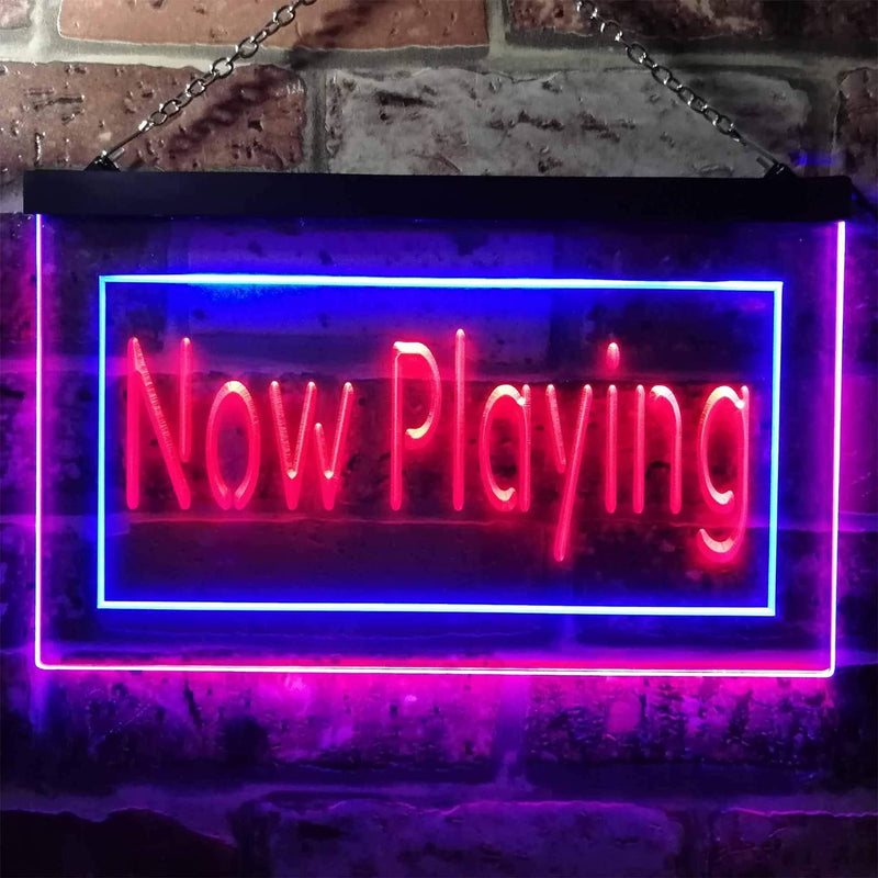 Now Playing Movie Night Home Theater LED Light Sign - LED Gift Works