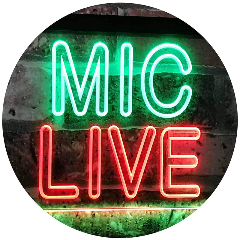 On Air Mic Live LED Light Sign - LED Gift Works