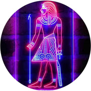 Egyptian Pyramids Ancient Egypt Menes Pharaoh LED Light Sign - LED Gift Works