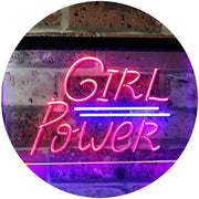 Girl Power LED Light Sign - LED Gift Works